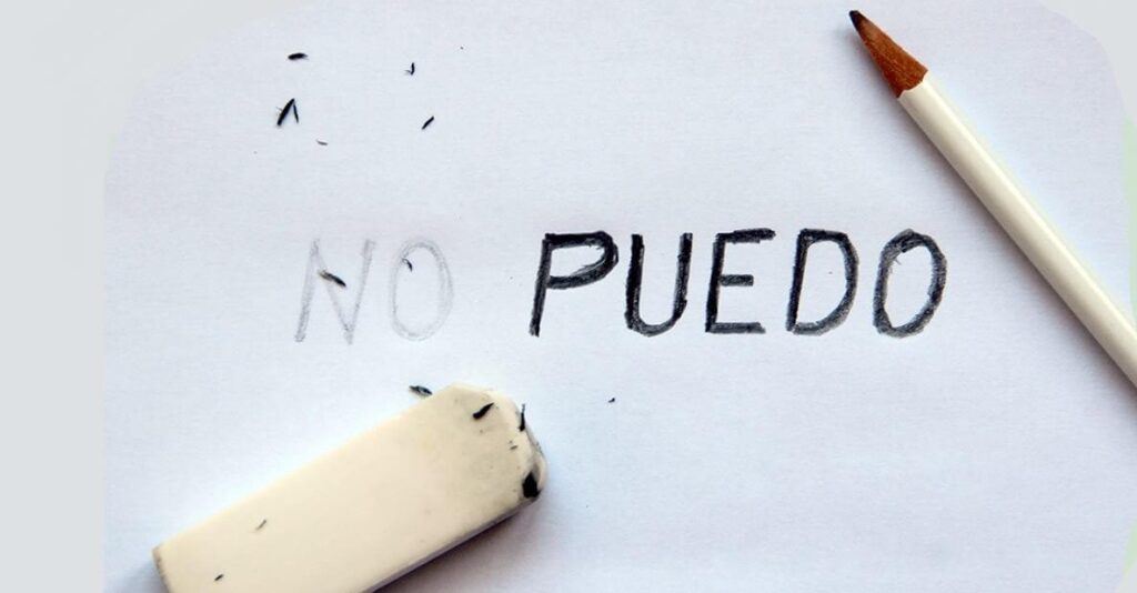 no puedo